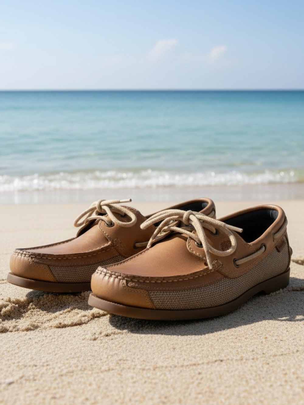Timberland Men’s Brown Leather Boat Shoes